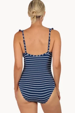 All Aboard E/F Underwire Frill One Piece