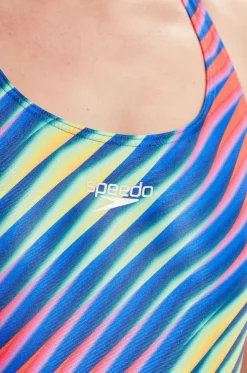 Allover Digital Powerback One Piece