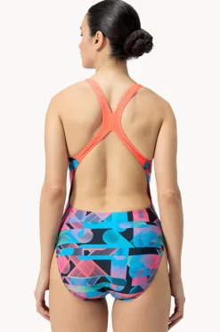 Allover Digital Powerback One Piece