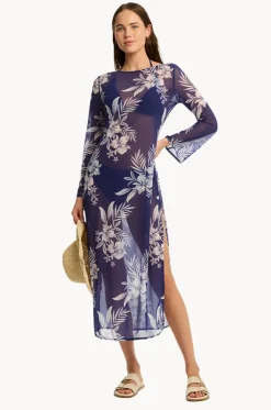 Aloha Mesh Long Dress