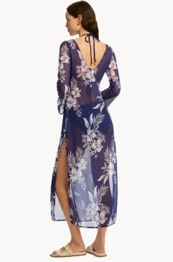 Aloha Mesh Long Dress