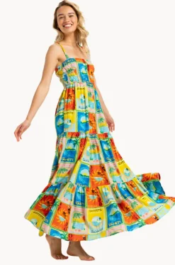 Atlas Sunshine Coastline Maxi Dress