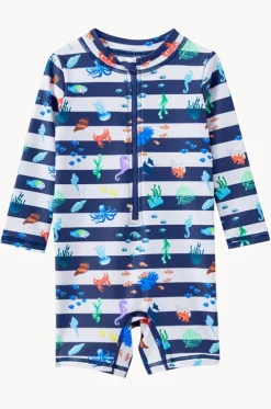 Baby Boys Marine Sunsuit