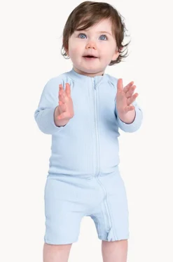 Baby Boys Zip Boyleg Sunsuit
