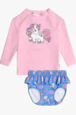 Baby Tutti Frutti Unicorn Suntop Set