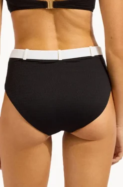 Bandwave Belted High Waisted Pant