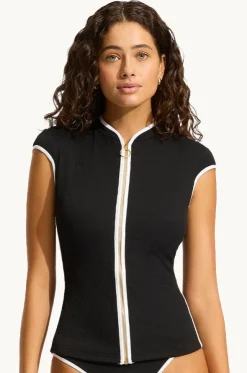 Beach Bound Cap Sleeve Suntop