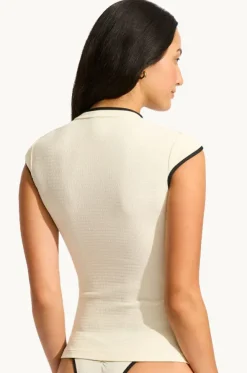 Beach Bound Cap Sleeve Suntop