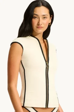 Beach Bound Cap Sleeve Suntop