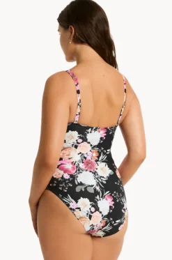 Belle Twist Front One Piece