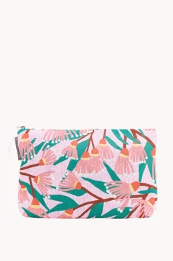 Blossom Branches Large Linen Cosmetic Bag