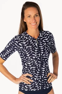 Blue Acacia Short Sleeve Suntop