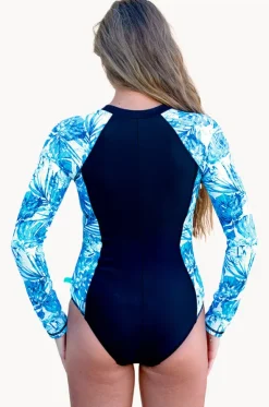 Blue Hawaii Long Sleeve Sunsuit