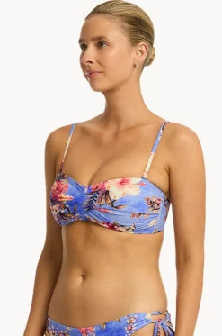 Blue Hawaii Twist Bandeau