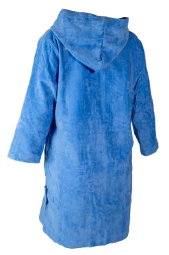 Blue Riptide Hooded Towel Robe M/L