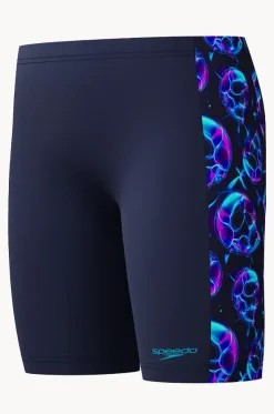 Boys Allover Print Panel Jammer