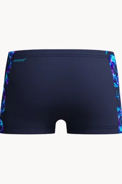 Boys Allover Print Panel Aquashort