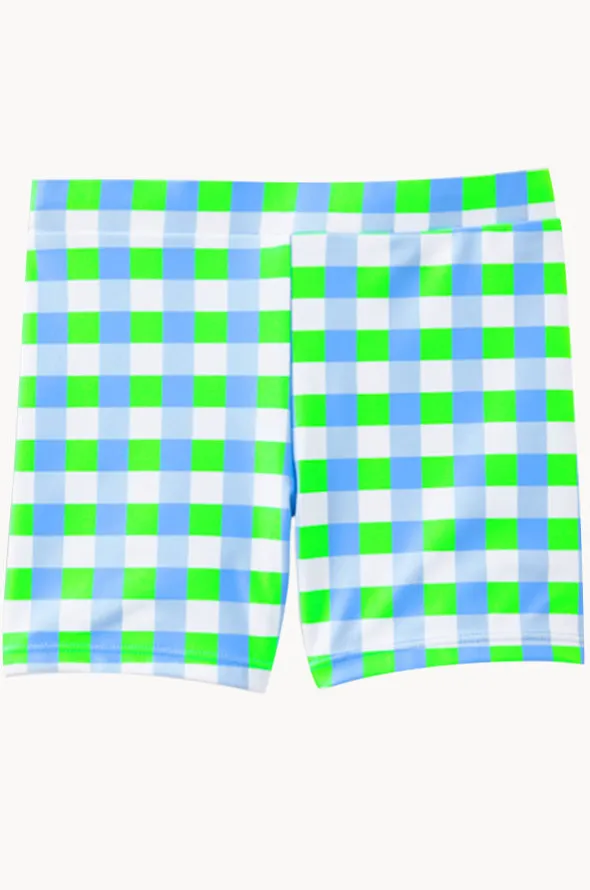 Boys Check Swim Short
