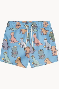 Boys Construction Dino Swim Short