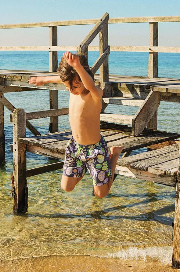 Boys Coral Chaos Eco Short