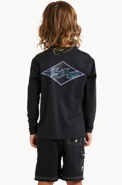 Boys Diamond Shoreline Long Sleeve Suntop