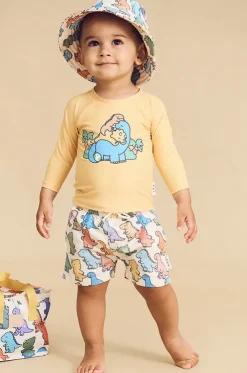 Boys Dino Play Swim Hat