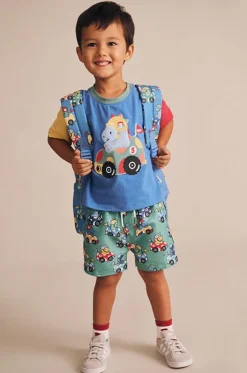 Boys Racer Dino Swim Short
