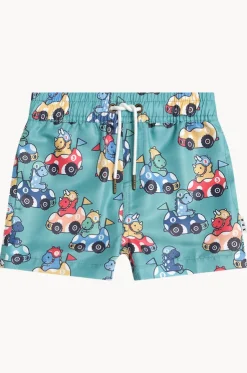 Boys Racer Dino Swim Short