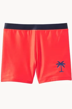 Boys Red Swim Short