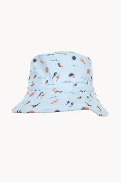 Boys Sea Life Wide Brim Swim Hat