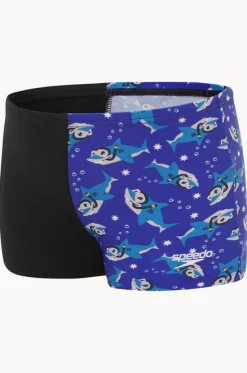 Boys Shark Digital Printed Aquashort