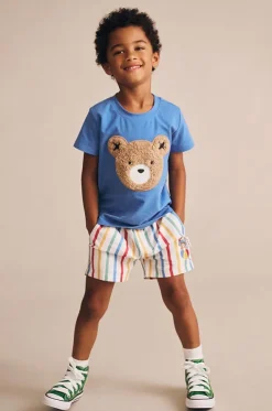 Boys Stripey Huxbear Swim Short