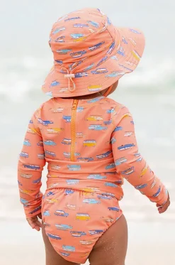 Boys Surfs Up Swim Sunhat