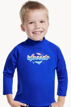 Boys Toddler Shark Long Sleeve Suntop