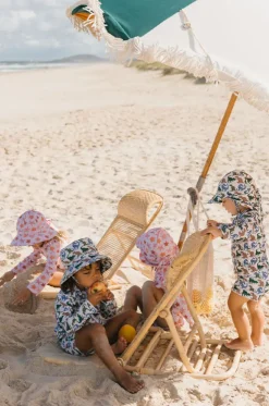 Boys T-Rex Wide Brim Swim Hat