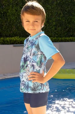 Boys Urban Jungle Short Sleeve Suntop Set