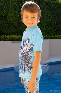 Boys Urban Jungle Short Sleeve Suntop