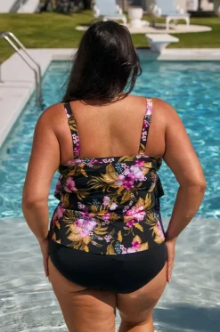 Caribbean Tiered Frill Tankini Separate