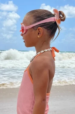Cherry Cotton Candy Kids Swim Goggles