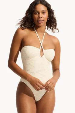 Chiara Diamond Wire Bandeau One Piece