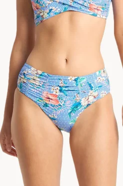 Chilio Ruched Mid Rise Pant