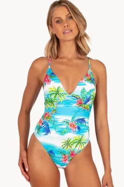 Cocos Islands Deep V One Piece