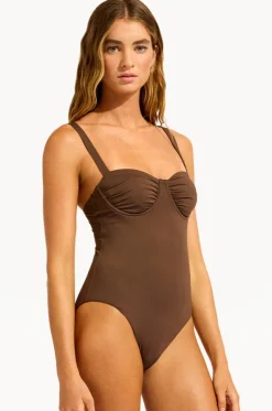 Collective Ruched Underwire One Piece