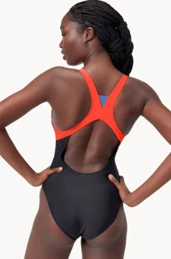 Colourblock Zip One Piece