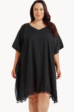 Cotton V Neck Kaftan