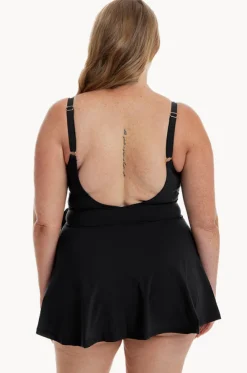 Cross Over Swim Dress