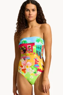 Cuba Bandeau One Piece