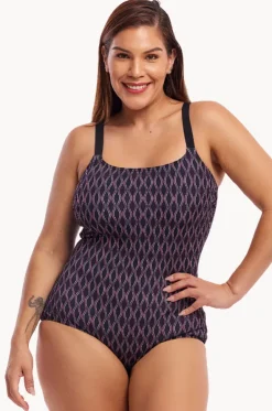 Curvy Queen Scoop Neck One Piece