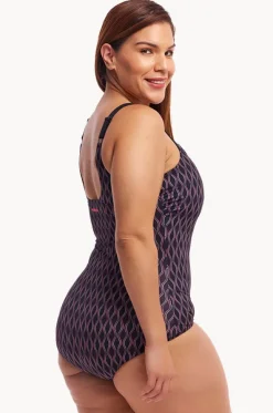 Curvy Queen Scoop Neck One Piece