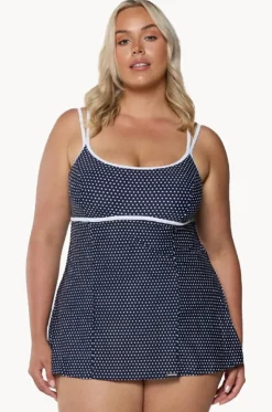 Dots DD/E Cup Swim Dress One Piece